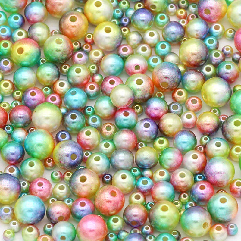 

Бусины из АБС-пластика с градиентами, 4/5/6/8/10 мм, 50-1000 шт.