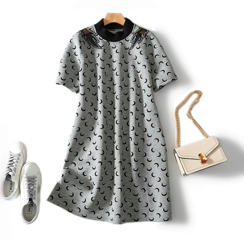 2019 новые осенние и зимние Samgpilee повседневные трапециевидные женские платья с