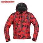 Мотоциклетная куртка HEROBIKER, гоночная куртка для мотокросса, Водонепроницаемая дышащая Светоотражающая одежда для всех сезонов