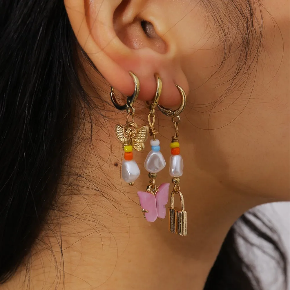 3 шт. висячие серьги в стиле бохо|Серьги-подвески| |