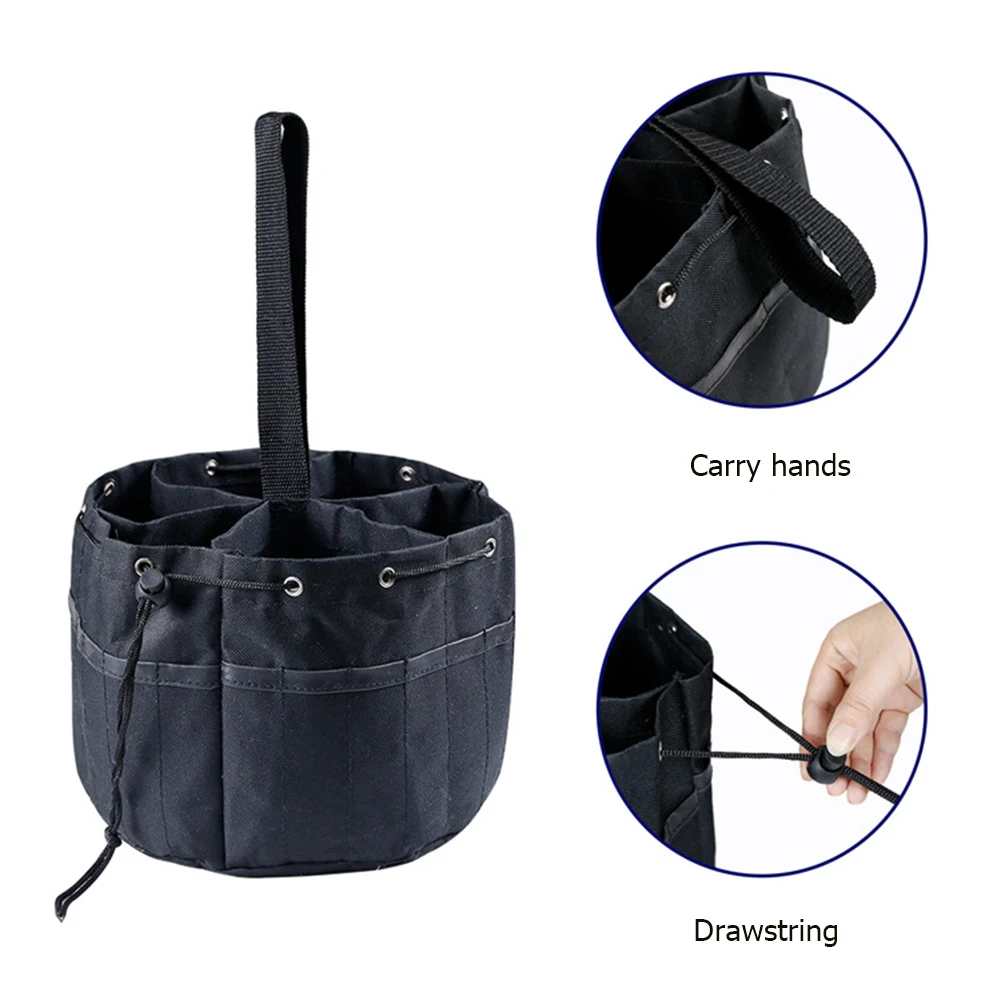 

Electrician Toolkit Bag Multifunction Handbag 22 Pockets Large Capacity Shovels Screwdrivers Rakes Organizer Tote