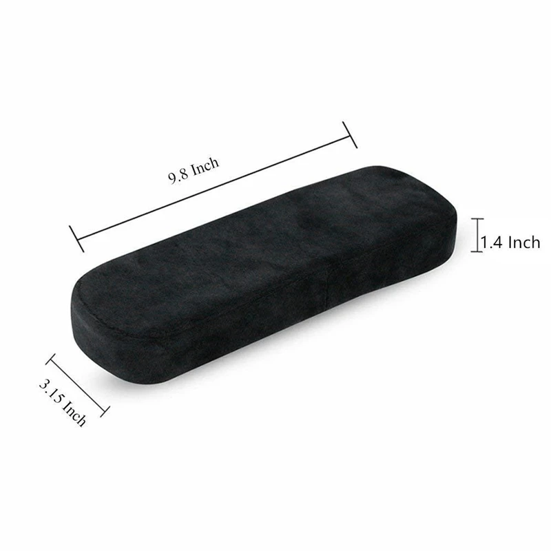 2Pcs Chair Armrest Pad Memory Foam Comfy Office Arm Rest Cover for Elbows |