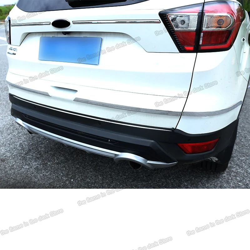 Lsrtw2017 заднего бампера планки с защитой от царапин для Ford Kuga Escape 2013 2014 2015 2016 2017