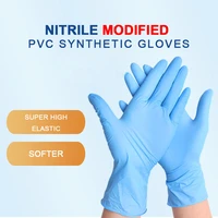 nitrile gloves 100pcsset general size rubber kitchen disposable work protective gear food grade waterproof and hypoallergenic