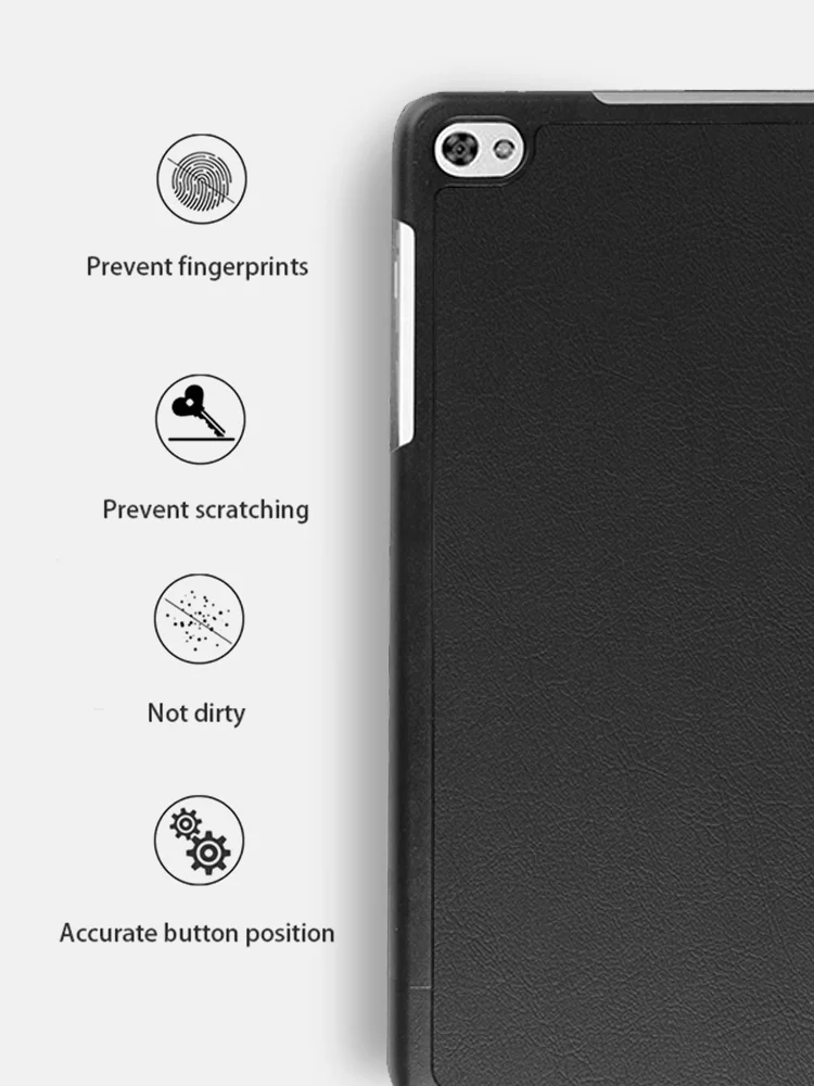 Ультратонкий умный чехол из искусственной кожи для huawei MediaPad M2 M2-801W M2-803L huawei M2 8,0 чехол для планшета+ Защитная пленка для экрана