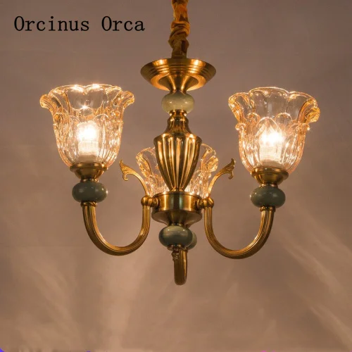 Новая европейская роскошная Золотая хрустальная люстра для гостиной столовой