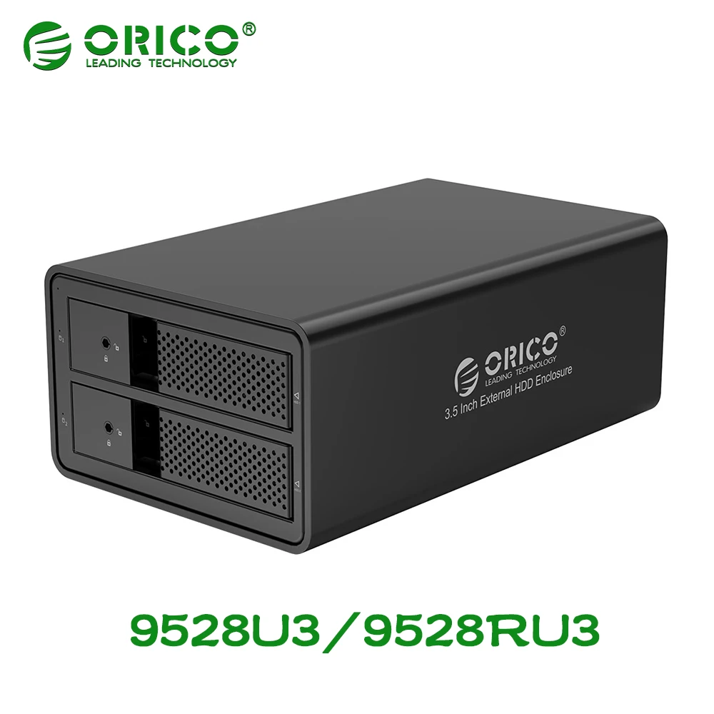 

ORICO 9528U3 9548U3 9558U3 Multi Bay Aluminum 3.5'' SATA to USB3 HDD Docking Station 16TB Single Internal Power HDD Enclosure