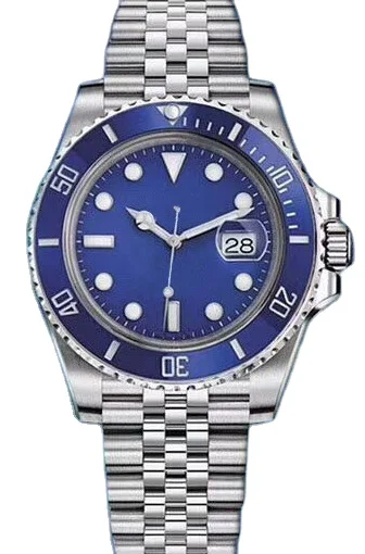 

High-end Men's Mechanical Watch Automatic Black Green Ceramic Bezel Stainless Steel Sapphire Glass