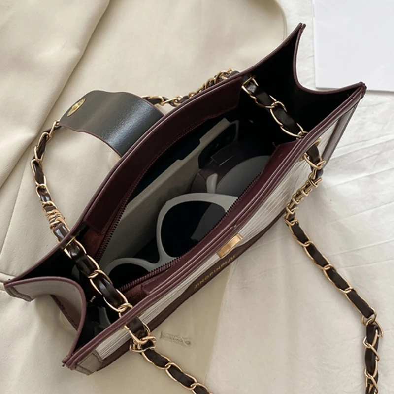 

Fashion Crocodile Pattern Women's High Quality Shoulder Messenger Bag Luxury Retro Chain Leisure Travel Handbag