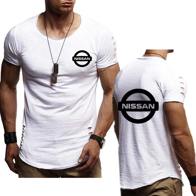 Футболка мужская с коротким рукавом хлопок круглый вырез принт логотипа машины Y