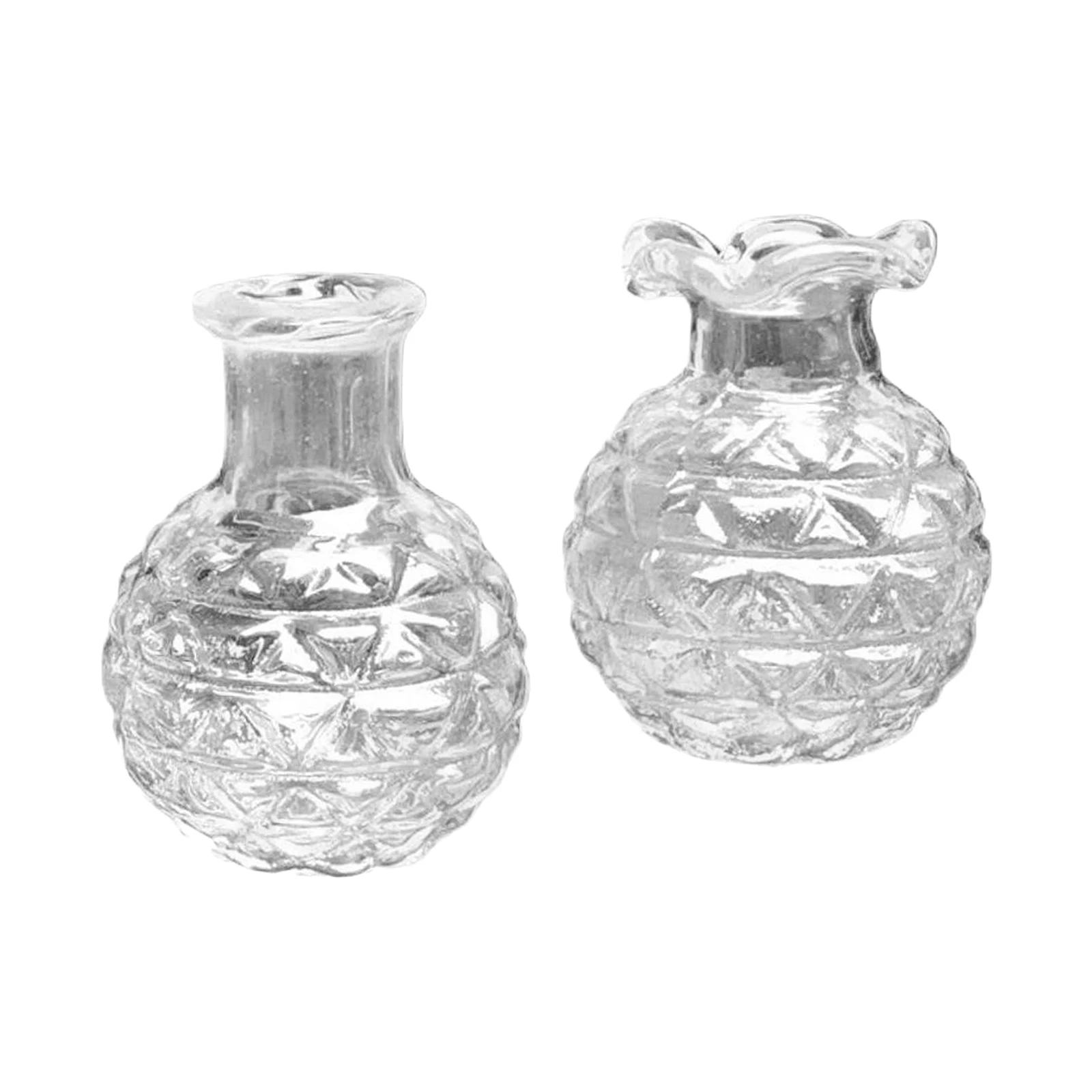 

Mini Glass Vase Miniature Living Room Ornament Accessories, DIY Fairy Garden