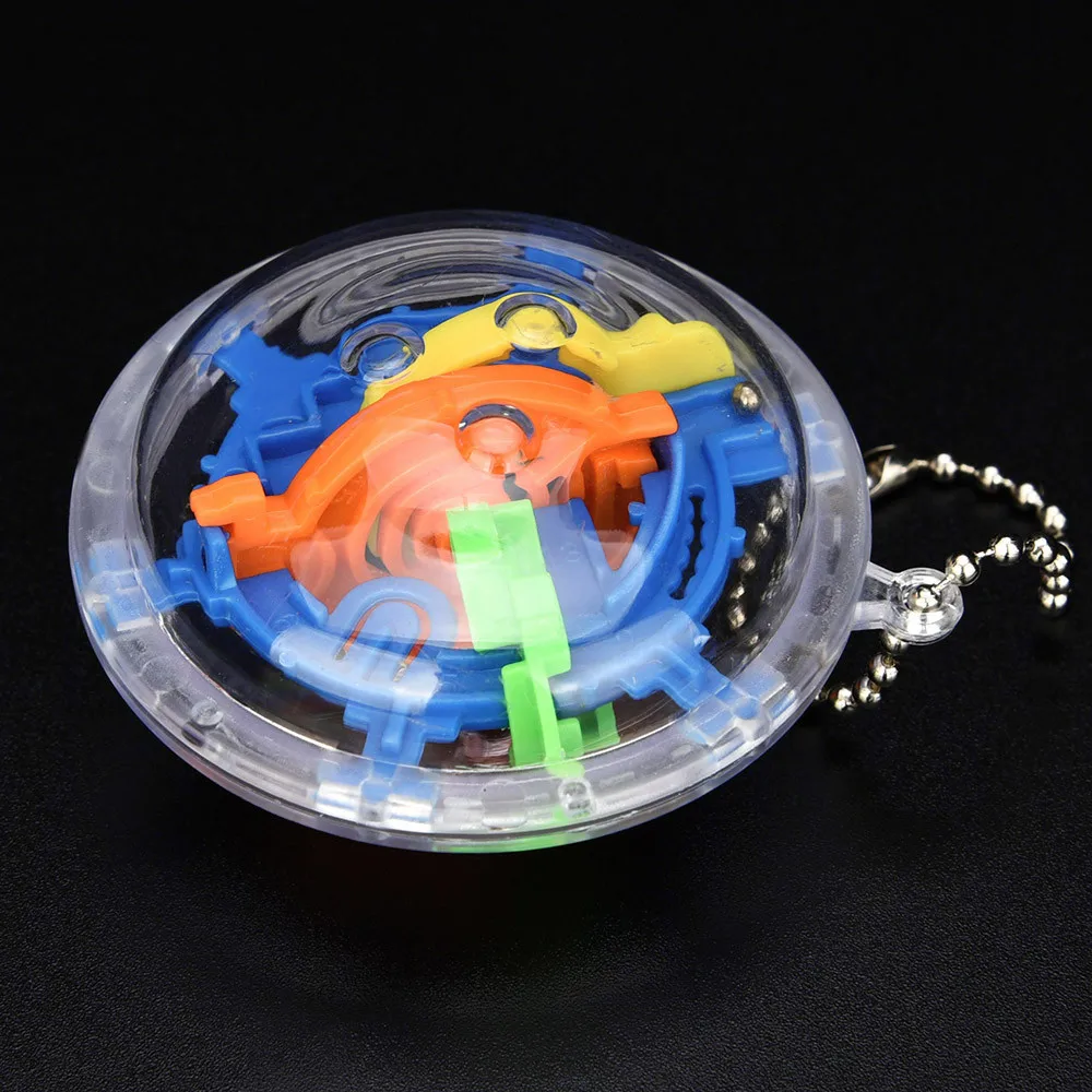 3D магический мини-лабиринт с интеллектуальным шариком детский баланс логическая