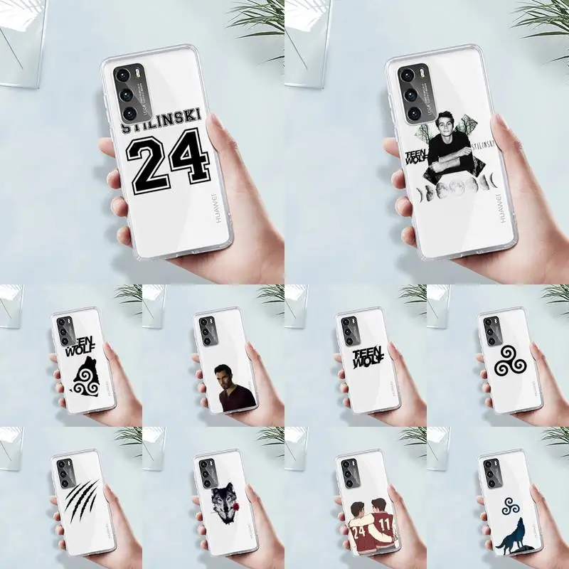 

Teen Wolf Stilinski 24 Phone Case Transparent For Huawei enjoy 20 10 9 8 7 S SE E C Z pro plus lite Soft TPU Clear Mobile bags