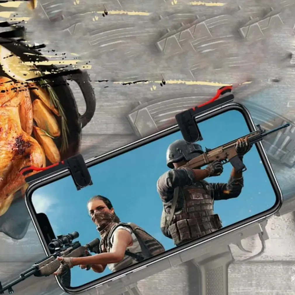 PUBG мобильный пластиковый телефон игровой триггер для мобильных телефонов Кнопка огня ручка для L1R1Shooter контроллер геймпад джойстик Прямая поставка