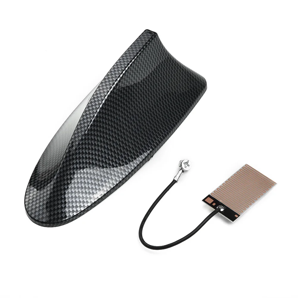 Radio Antenna Waterproof Shark Fin style Roof Signal Amplifier Aerial.exterior Carbon Fiber look | Автомобили и мотоциклы