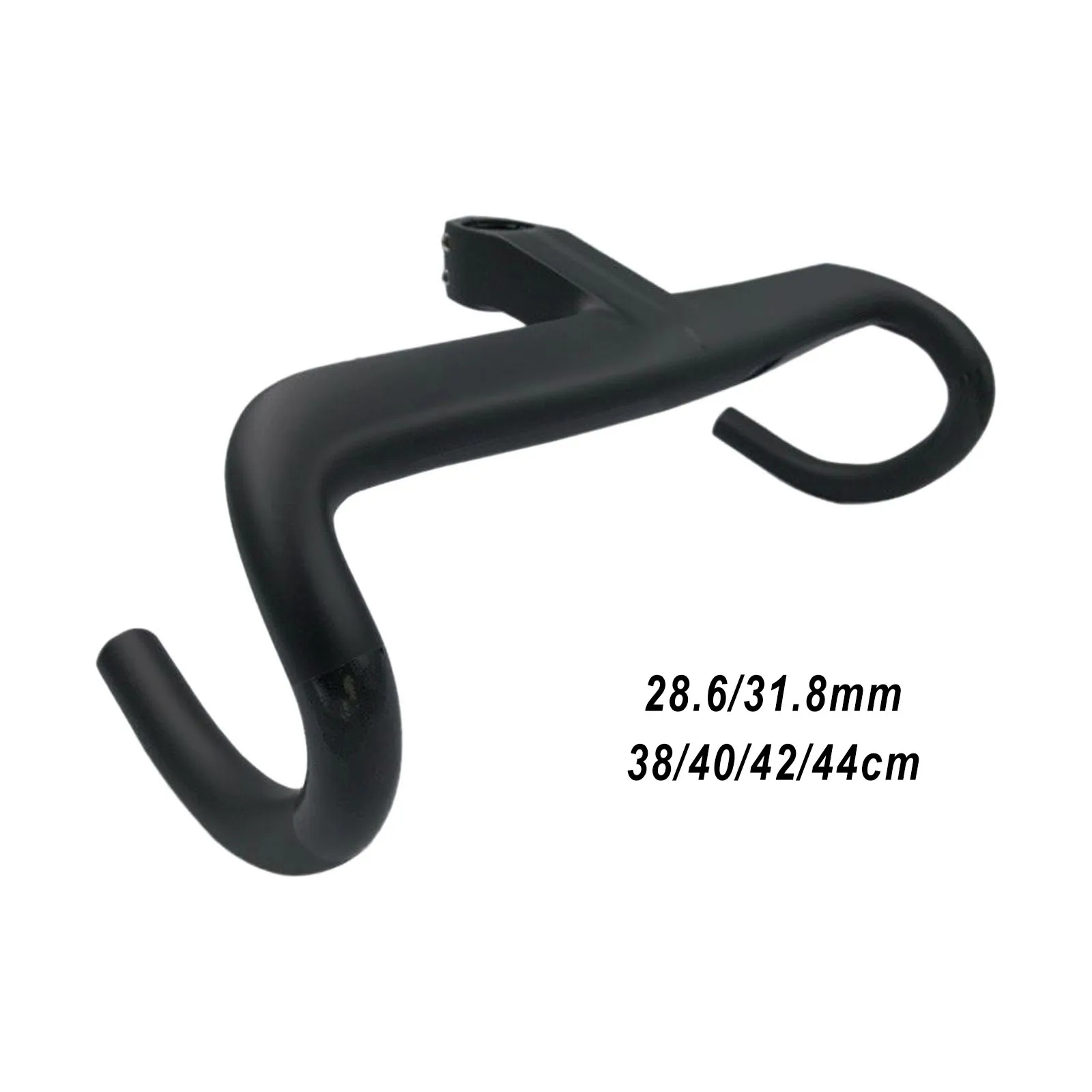 

Carbon Fiber Road Bike Bicycle Bent Bar Stem -Light Riser Bar Handlebars Drop Bar Repair Parts