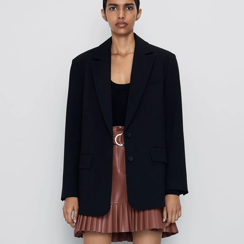 Женская плиссированная мини-юбка FOLOBE юбка из искусственной кожи с поясом на