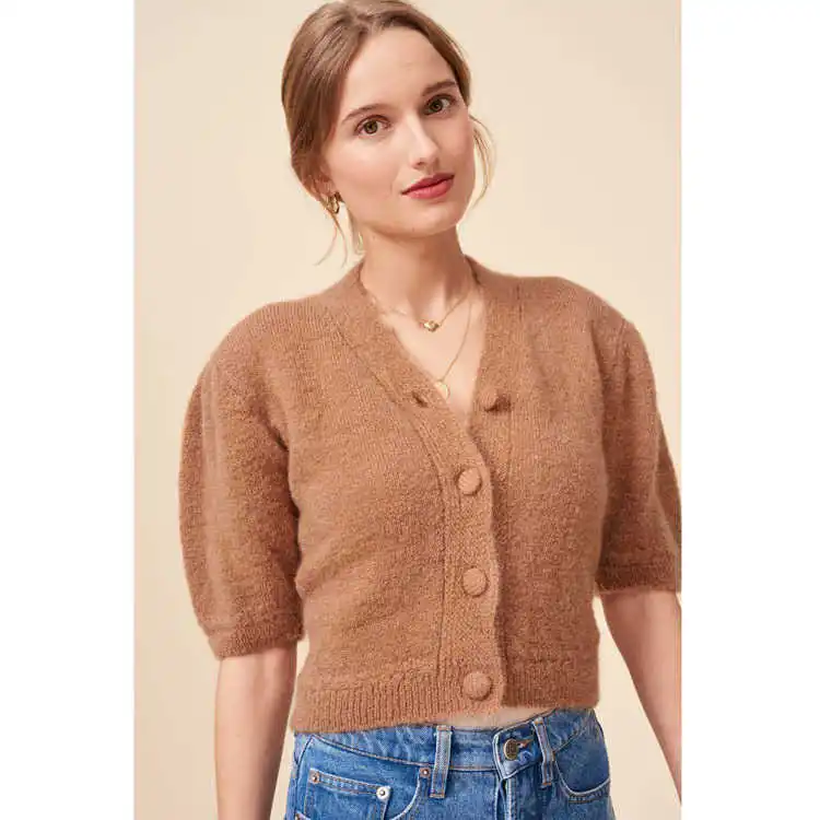 

summer new 2021 red top new French style women's wear in summer