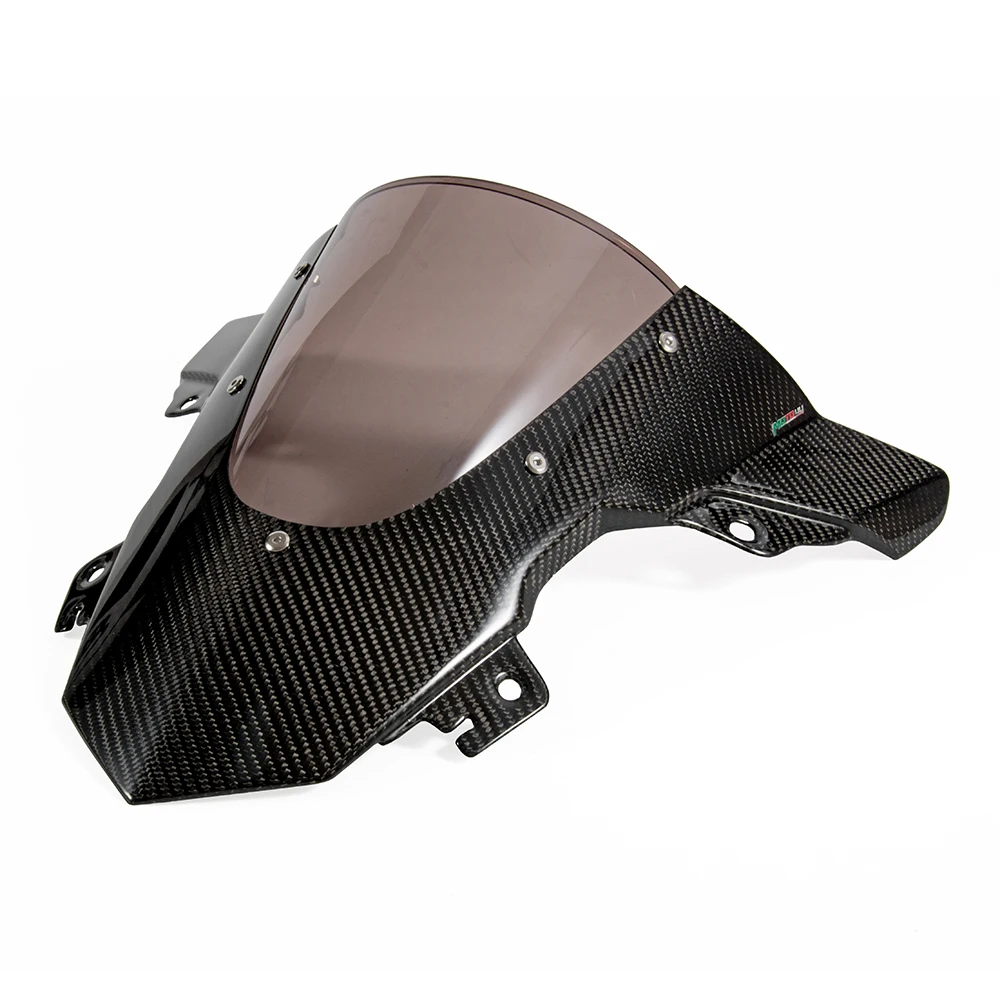 УГЛЕРОДНЫЙ экран для переднего ветрового стекла мотоцикла защита экрана на