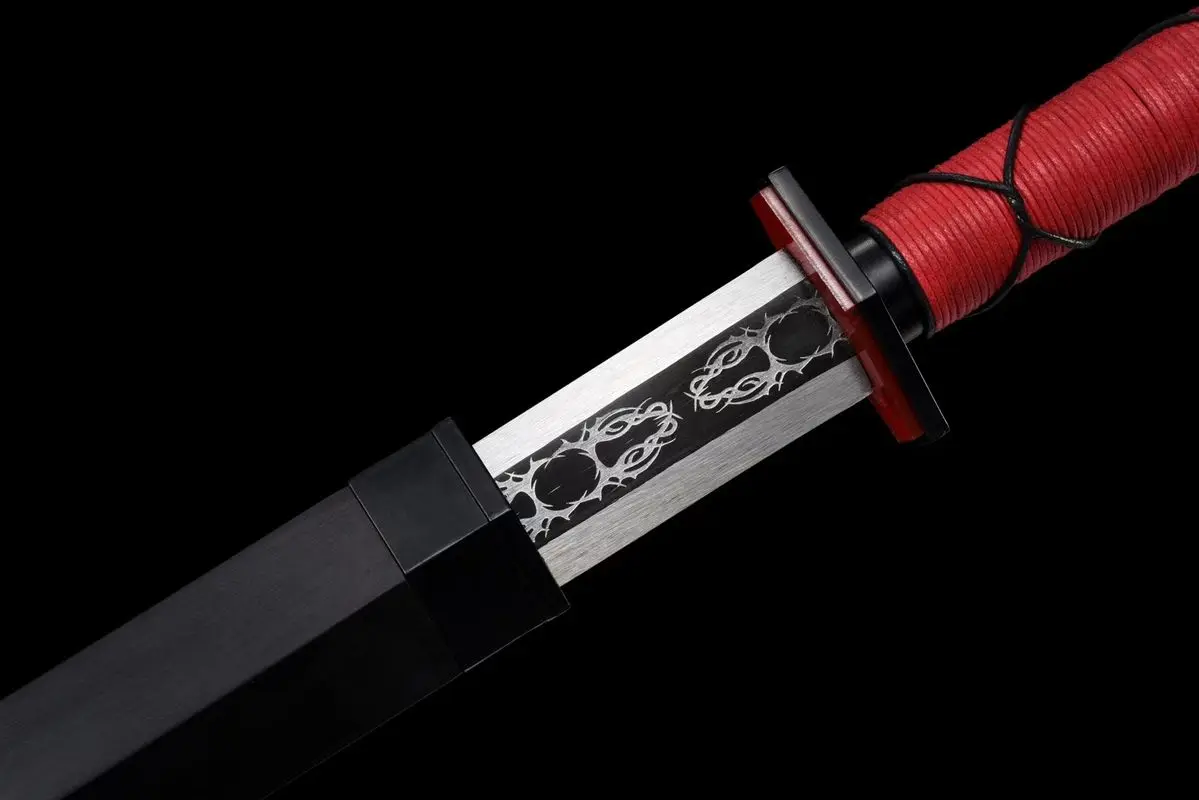 Кованый Китайский Меч кунгфу Хань Falchion клинок из марганцевой стали Knife-edge WUSHU Jian