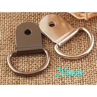 20 pcs blacksilver d ring buckles clips purse hardware bag ring d ring belt webbing purse bag handbag d rings 20mmdr62