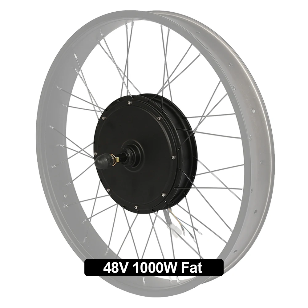 36V 250W/350W/500W 48V 750W/1000W 20 24 26 28 Inch Brushless Gear DC Front and Rear Fat E Bike Electric Bicycle Wheel Hub Motor | Спорт и