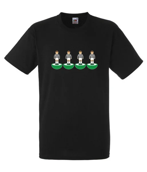 

Subbuteo Back Four Newcastle Black T-SHIRT ALL SIZES