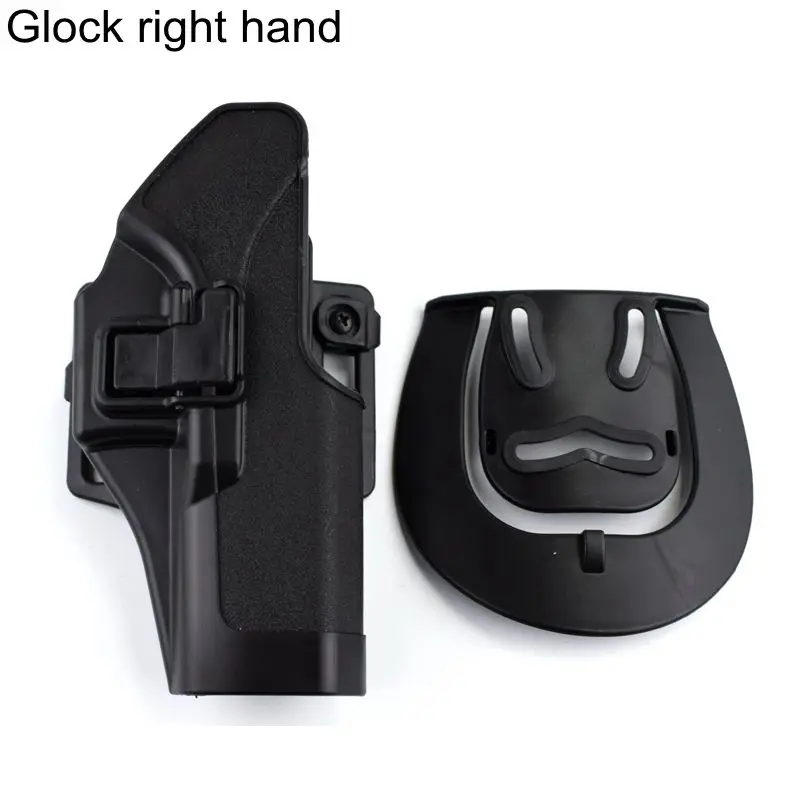 Black right Тактическая кобура Glock 17 19 Beretta 92 ножная кобура военный пистолет кобура для ног левая рука принадлежности для пистолета Глок кобура для стрельбы из пистолета - Цвет: Black right