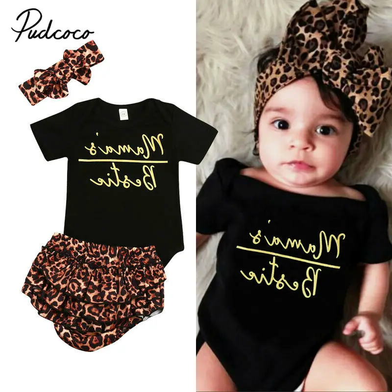 Pudcoco 2020 для новорожденных маленьких девочек Модный комплект одежды надписью Mama с