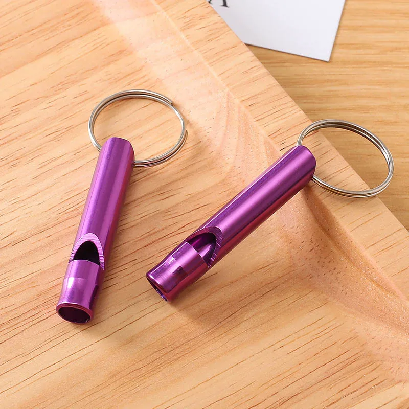 purple Сверхлегкий портативный уличный инструмент для кемпинга, Походов, Кемпинга, свисток, кемпинга на открытом воздухе, путешествие на выживание, инструменты для исследования безопасности и выживания - Цвет: purple