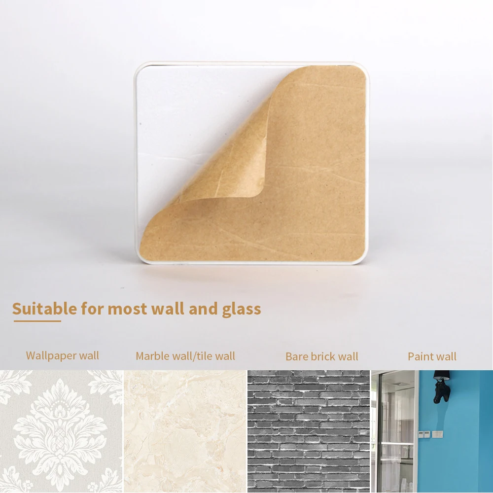 

Bathroom Organizer Wall Mounted Organizer Storage Box Remote Control Mounted Mobile Phone Plug Wall Holder Shelf Organizador