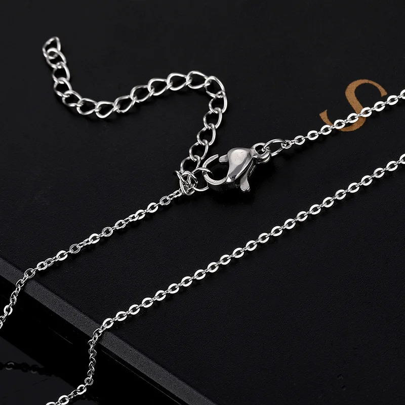 

2021 Stainless Steel Cute Elephant Animal Necklace For Women Man Elephant Pendant Necklace Valentine's Day Jewelry Wholesale