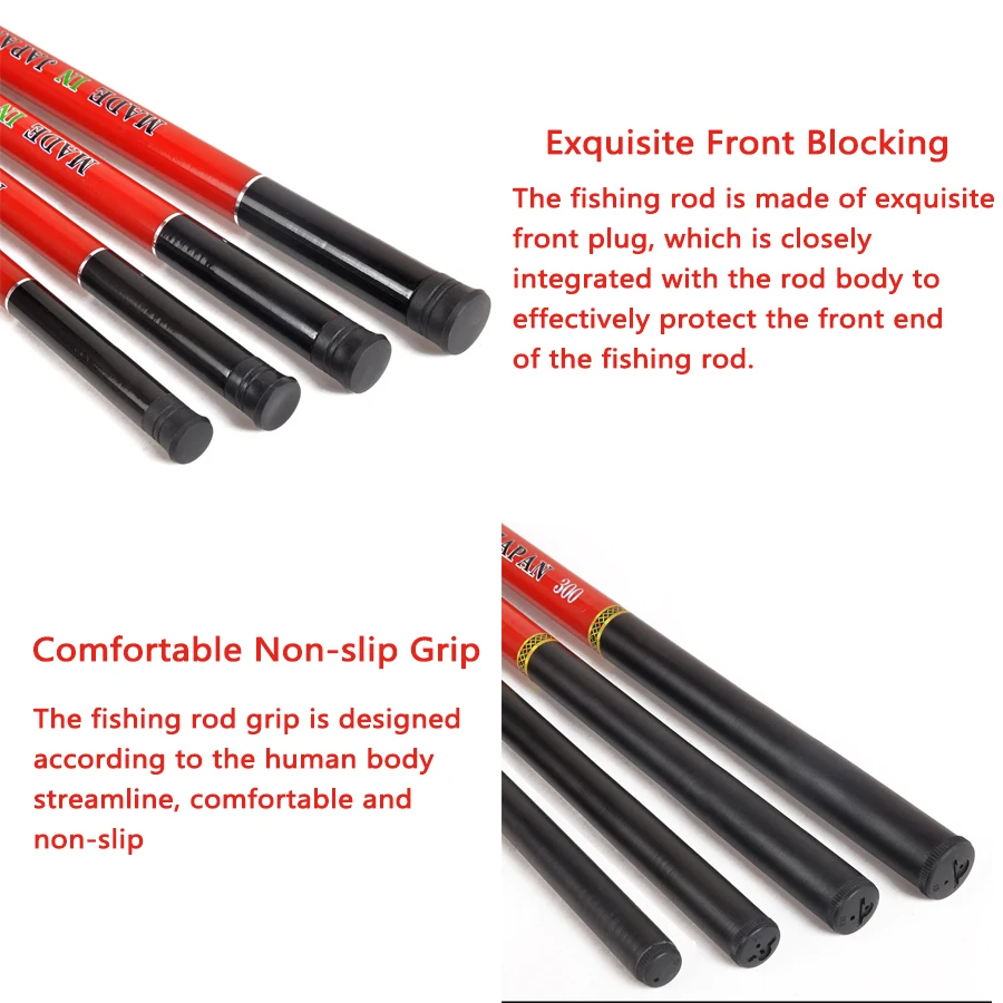 Телескопическая рыболовная удочка из стеклопластика 1 8/2 1/2 4/2 7/3 0/3 6 м | Спорт и