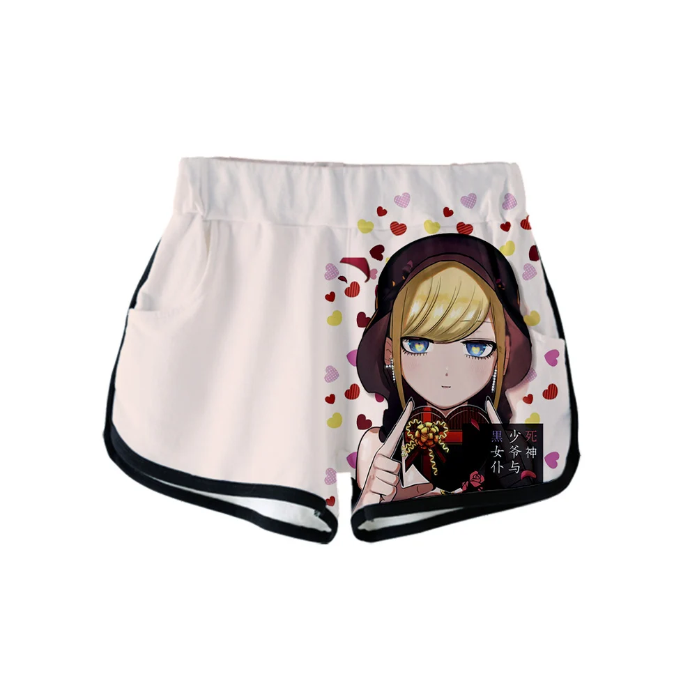 

Футболка с аниме «Duke of Death and His Maid3D», летние шорты с принтом, Женские повседневные сексуальные брюки для девушек, Лидер продаж