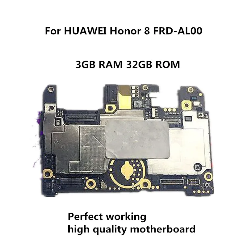 3 Гб оперативной памяти 32 встроенной для HUAWEI Honor 8 FRD-AL00A материнская плата 100%