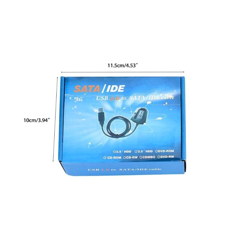 Многоцелевой адаптер питания USB 2 0 на SATA IDE объемом 53 куб. См для 5-дюймового 3