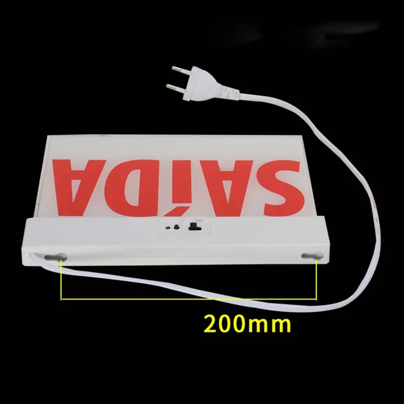 Подвесное акриловое светодиодное освещение выхода безопасности указатель свет