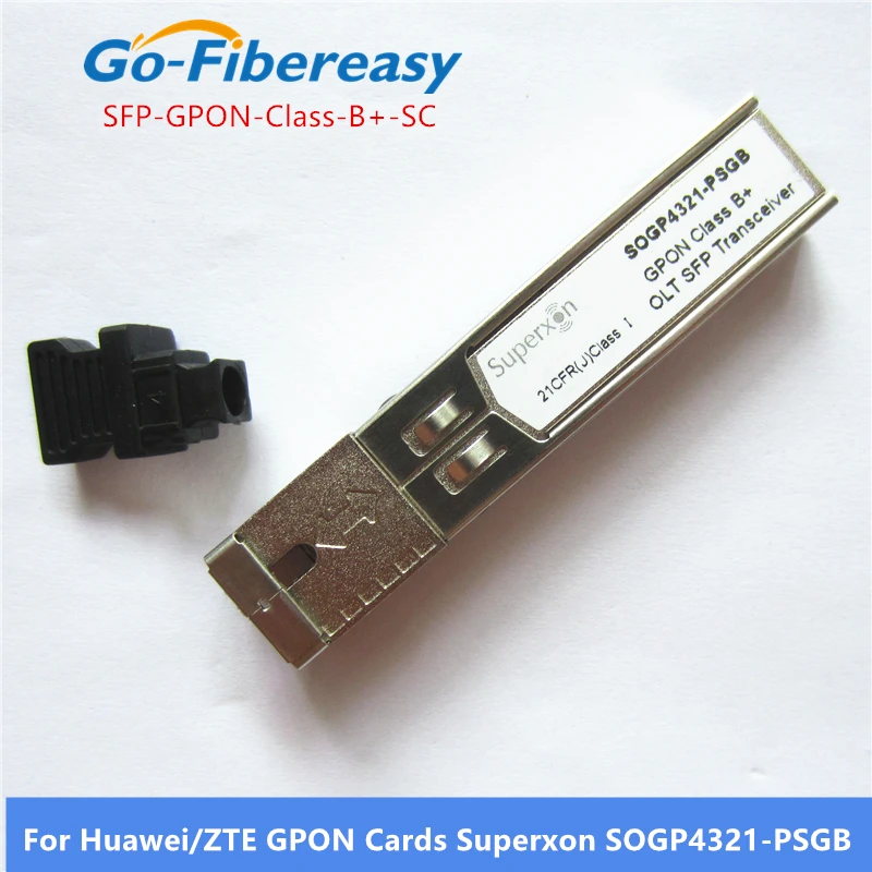 

SFP Transceiver Module OLT GPON Class B+ SC Connector SFP Fiber Optic Modules compatible with Huwei/ZTE GPON Cards SFP Modules