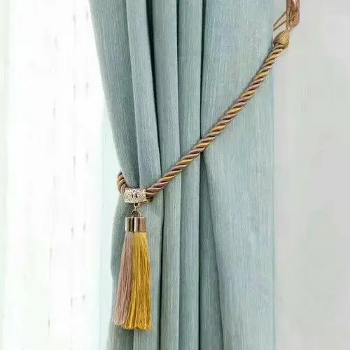 Simple Europe Style Window Decorating Curtain Tassel Rope Tie Backs Fringe Tiebacks Home Holder Decor Hot 1 Pair | Дом и сад