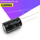 20 шт 25V1000UF 10*17 мм 1000 мкФ, алюминиевая крышка, 25В 17*10 электролитический конденсатор с алюминиевой крышкой, новый оригинальный