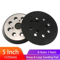 5 inch 8 hole replacement sander pads polishing sanding backing plates hook and loop sanding pad for makita electric grinder