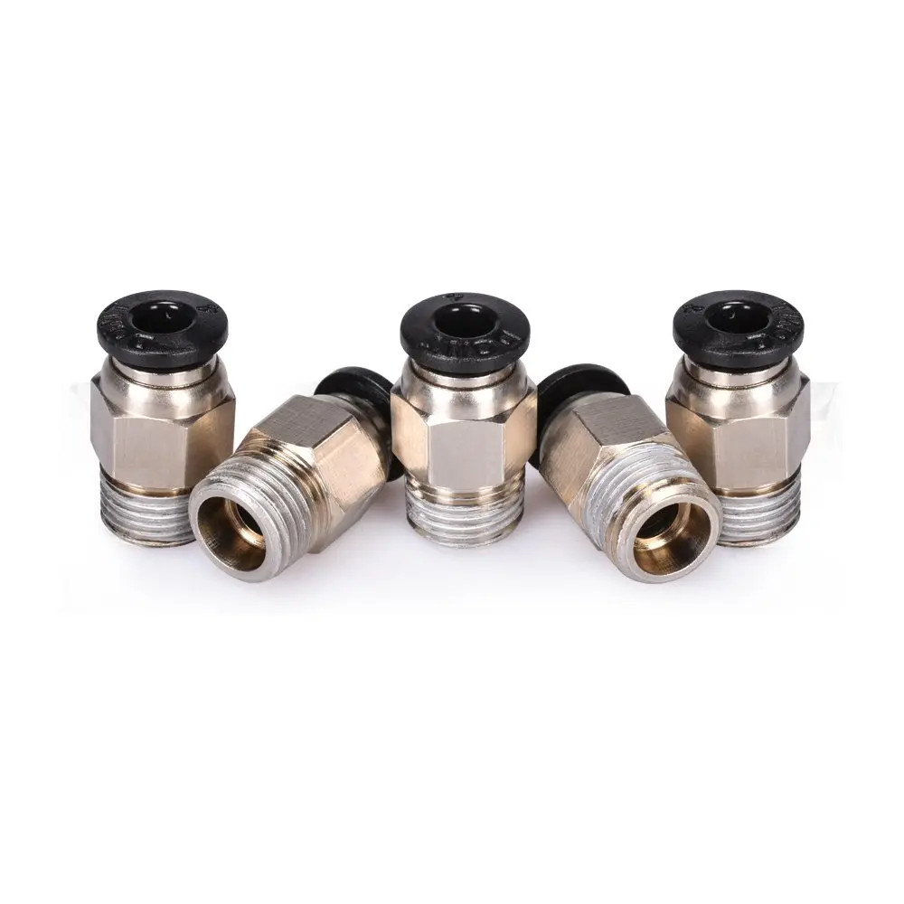 5 белых трубок (1 метр) с 10 PC4-M6Quick фитингом PC4-M10 пневматические разъемы для