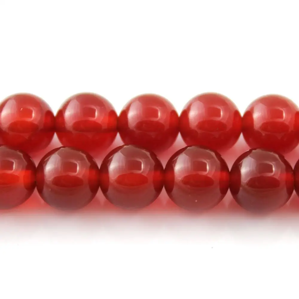 

4mm 6mm Natural Red Agate Onyx Stone Round Fine Gemstone Loose Beads Accessories for Necklace Bracelet DIY Jewelry Making 15inch