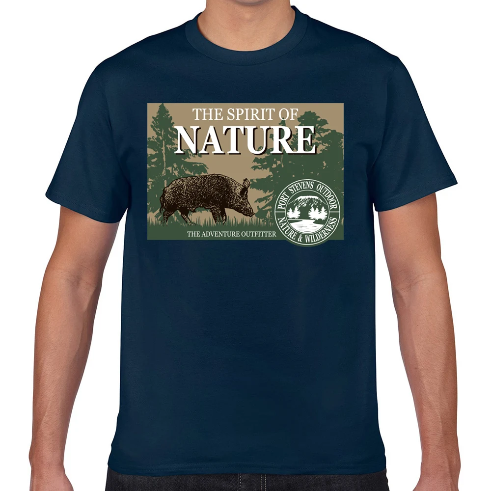 Футболка мужская с принтом дикого кабана винтажный Топ в стиле хип-хоп рубашка |