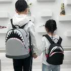 Детский плюшевый рюкзак, сумки с 3D акулами, сумки для школы и детского сада, сумки с милыми мультяшными животными для мальчиков и девочек, сумки для родителей и детей, женская сумка