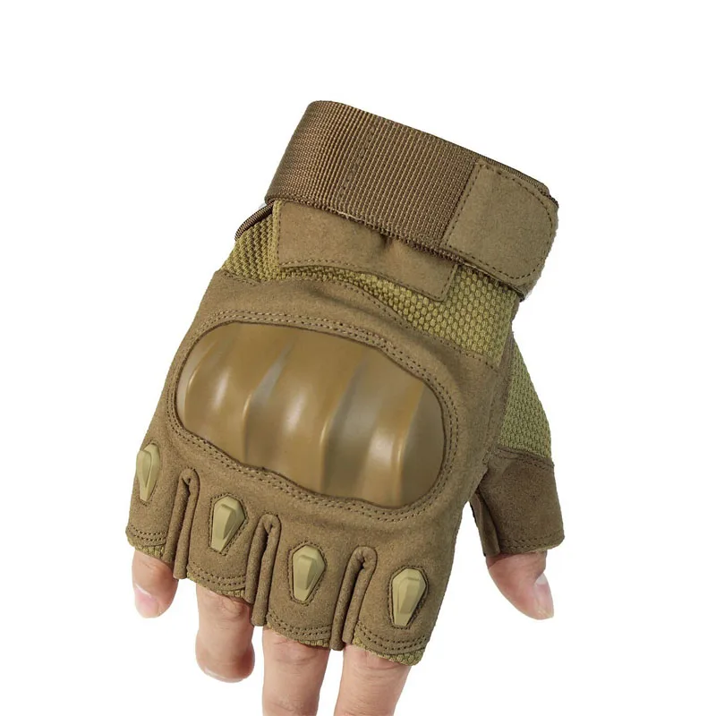 Тактические перчатки с открытыми пальцами военные армейские охотничьи уличные