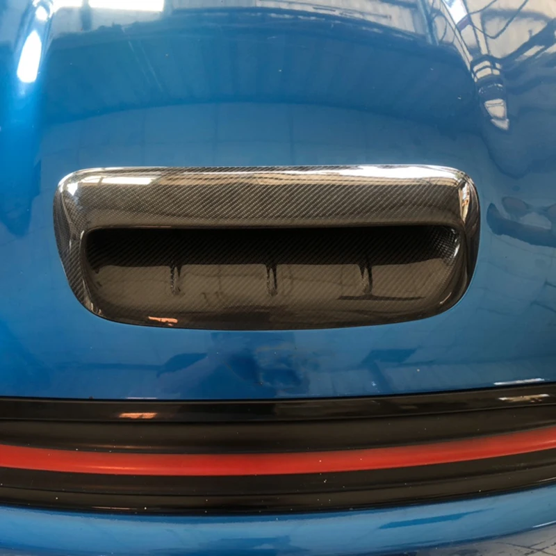 Накладка на вентиляционные отверстия капота из настоящего карбона для Mini Cooper S R56 2007-2014.