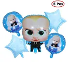 Набор воздушных шаров с тематикой босса, 5 шт., товары для вечерние, воздушные шары из алюминиевой фольги, украшения для детского дня рождения, вечеривечерние, воздушные шары