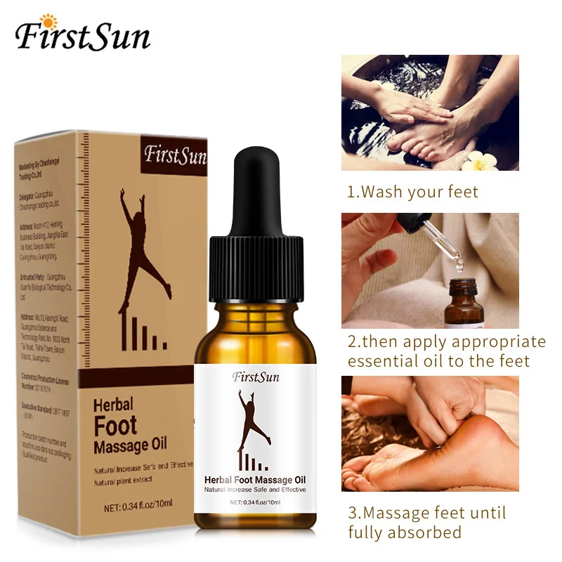 

New Herbal Increase Height Essential Oil Grow Taller Increase Height Foot Massage Oil Health Care Products Promot Bone Growth