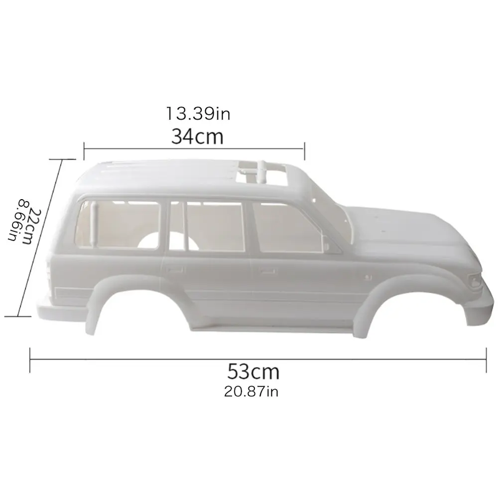 1/10 скалолазания корпус автомобиля для Rcrun Land Cruiser Lc80 313 колесная база